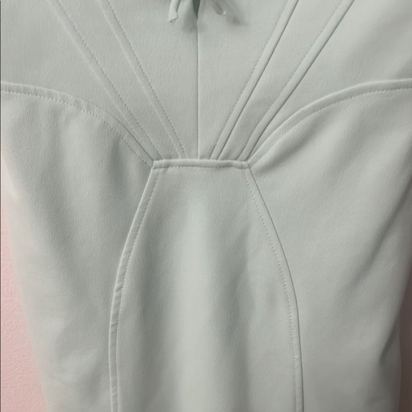 Zara Green pistachio Ruched Bodycon Midi Dress 310 - Picture 6 of 8